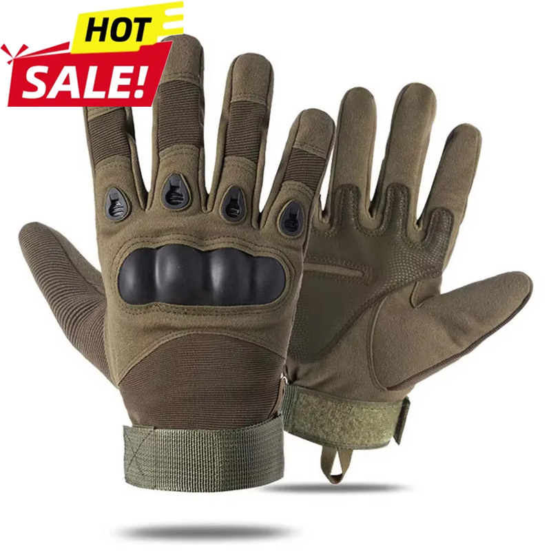 Motorcycle Glove Knuckle - Guanti da esterno resistenti all'usura, con