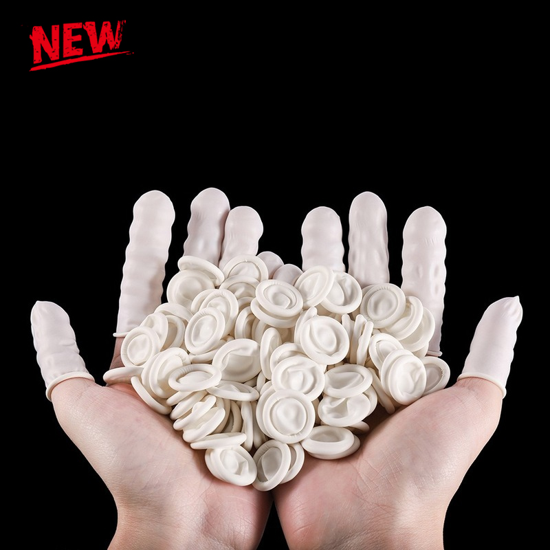 Latex Disposable Glove - Set di 100/50/30 Ditali in Lattice