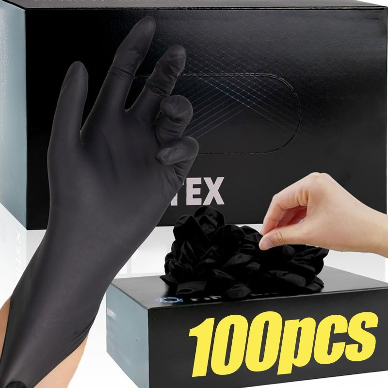 Guanti Monouso Neri Unisex in  - Latex Disposable Glove recensione e prezzo