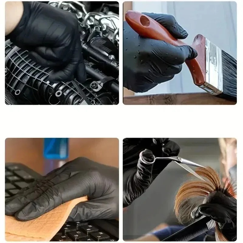 Guanti Monouso Neri Unisex in  - Latex Disposable Glove recensione e prezzo