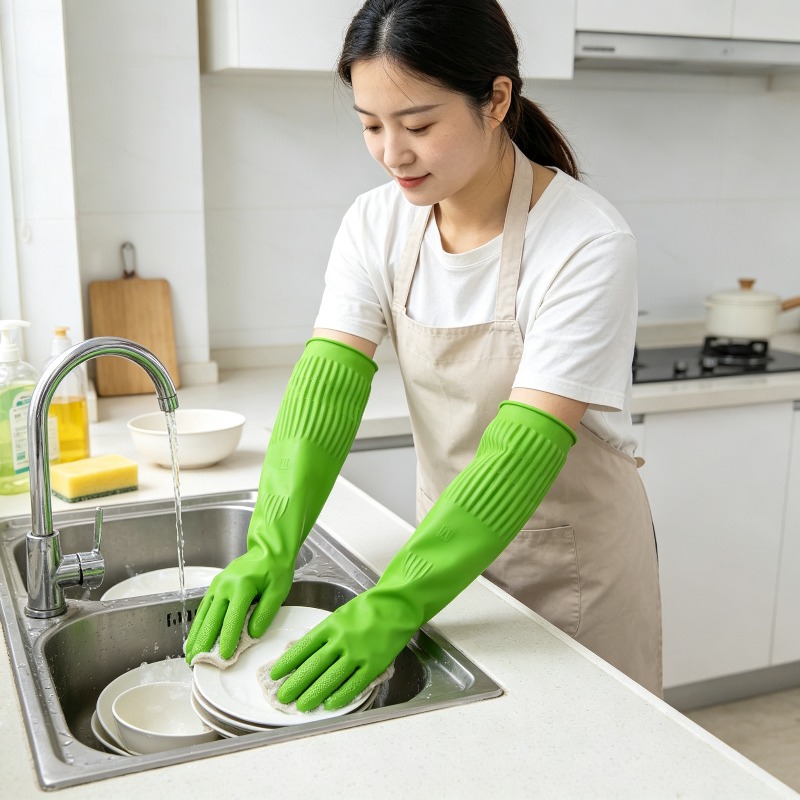 1 paio di guanti in silicone a - Rubber Glove Cleaning recensione e prezzo