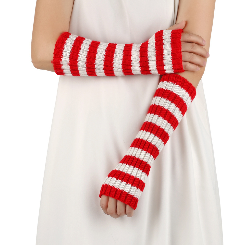 Scaldabraccia a Righe Y2K Senz - Fingerless Glove Knit recensione e prezzo